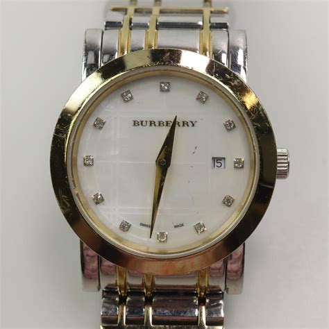 burberry diamond dial bracelet watch|Burberry Heritage Diamond Mother of Pearl Dial Stainless Steel .